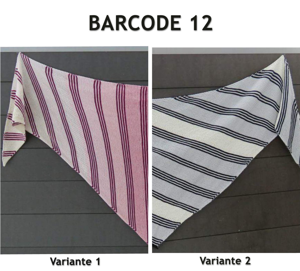 BARCODE 12  -  Anleitung für beide Varianten